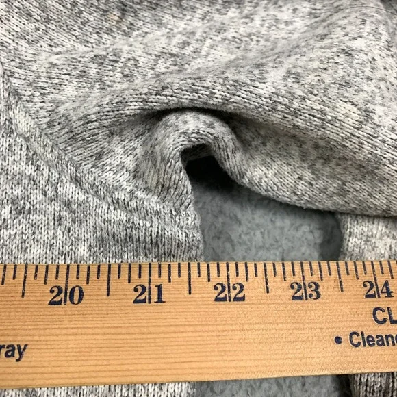 Lululemon Its Fleecing Cold Jacket Women's 10 Heather White/Dark Carbon Full Zip - Picture 8 of 10